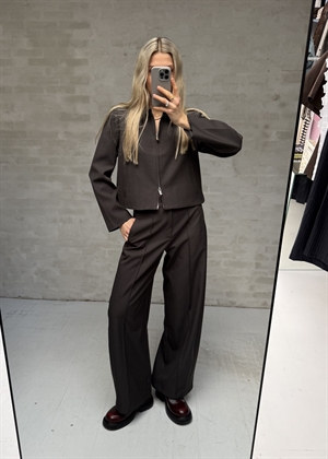 Viannery structure jakke Dark Grey Neo Noir 